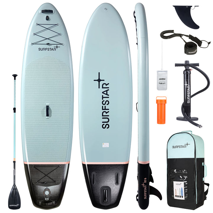 SurfStar Advance Star 10'6'' Board Set Added Camera Mount With Fiberglass Paddle