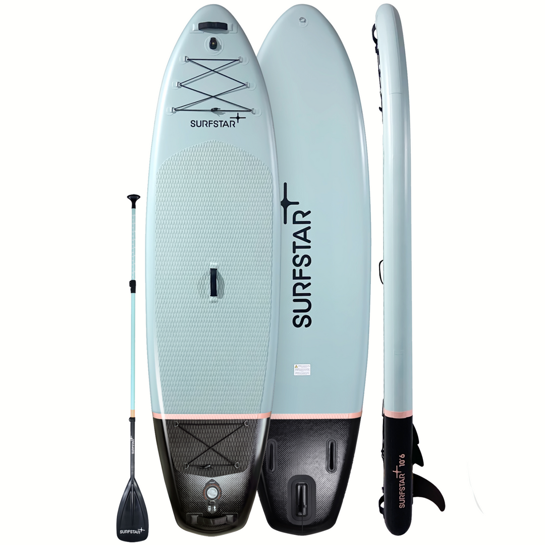 SurfStar Advance Star 10'6'' Board Set Added Camera Mount With Fiberglass Paddle