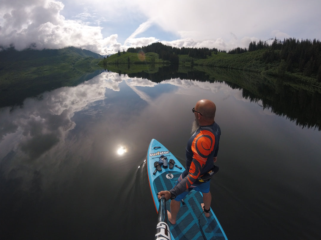 Fishing from Stand Up Paddle Board