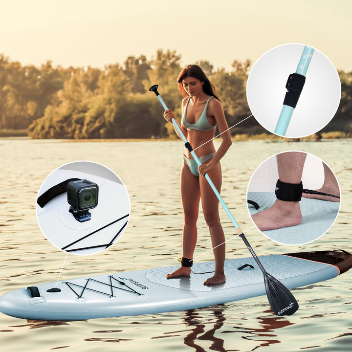 SurfStar All-Round Paddle Boards Bundle Gift Set 10'6" x 33" Advanced Star Double-Layer
