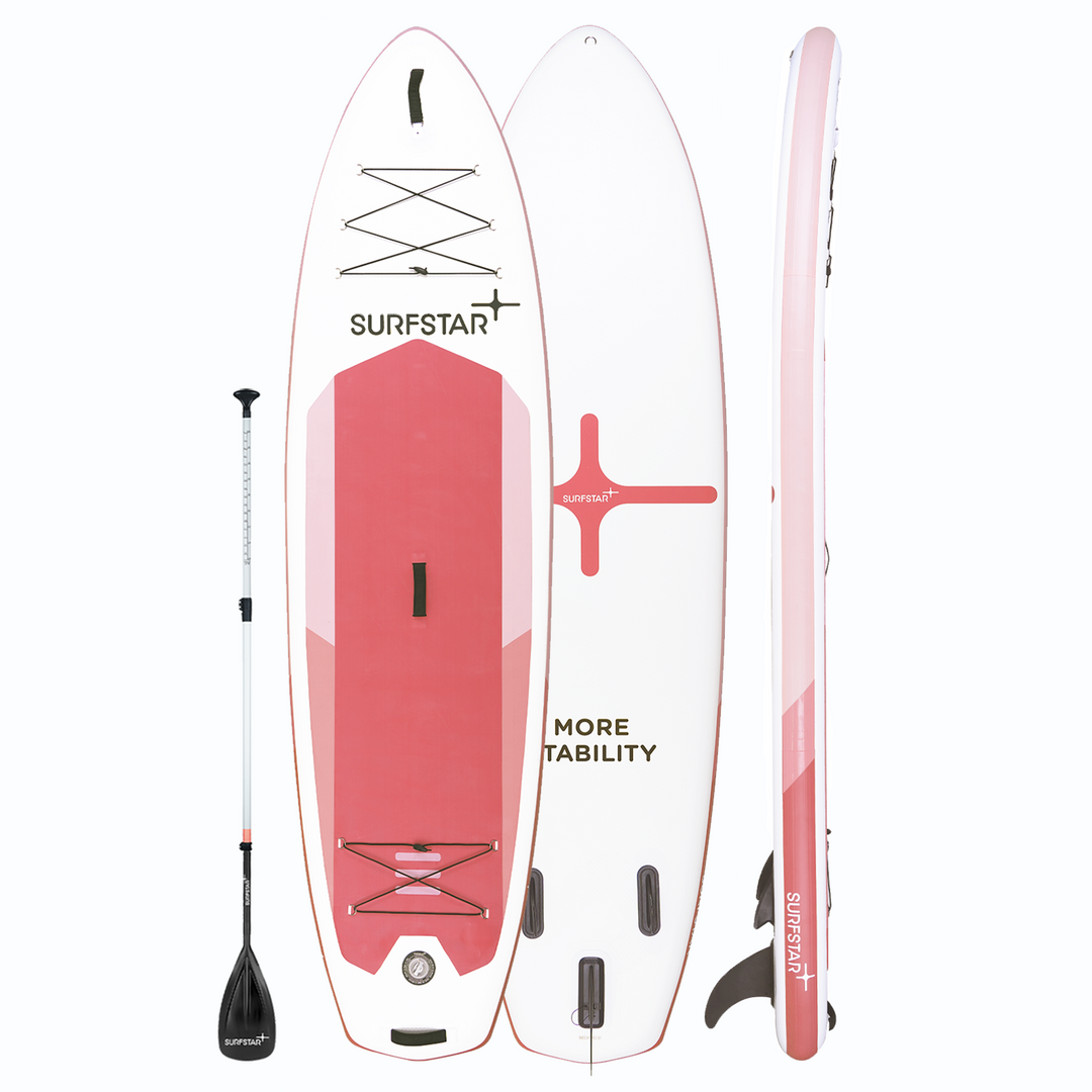 SurfStar Extra Wide Paddle Board 10'6'' x 34" Latest Lagoon Series-II Upgraded Capacity 330 LBS