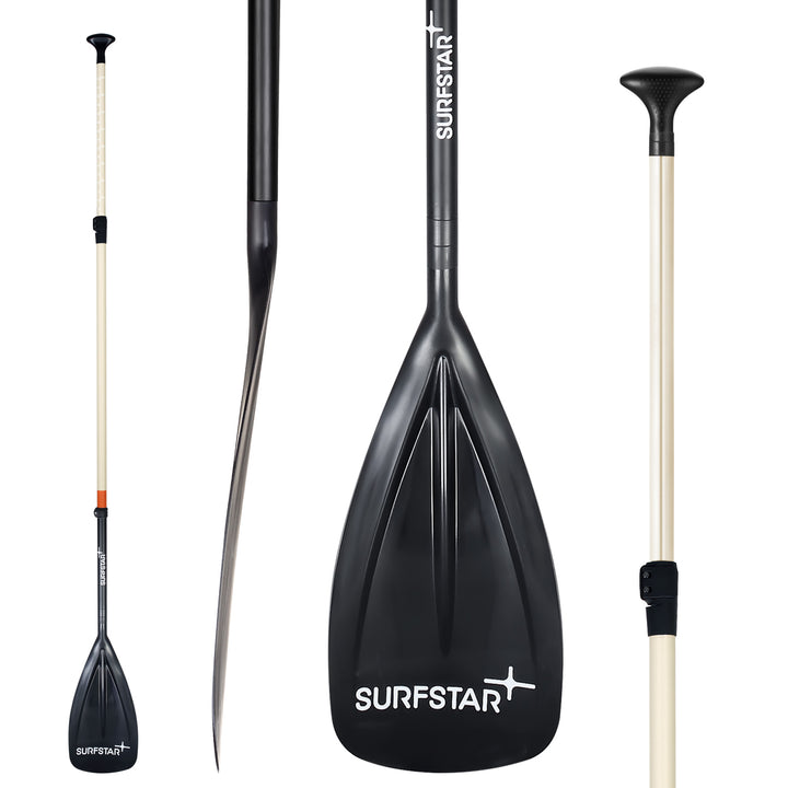 Surfstar Fiberglass SUP Paddle, Adjustable Paddle Board Oars