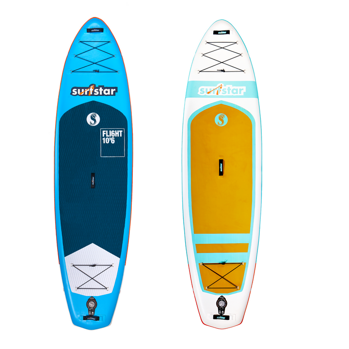 SurfStar Original Star 10'6" x 33" All-Round Paddle Boards Bundle Gift Set Weight Capacity 330 LBS