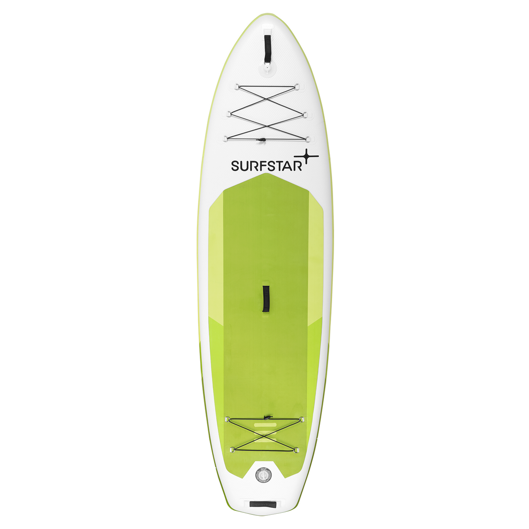 SurfStar Extra Wide Paddle Board 10'6'' x 34" Latest Lagoon Series-II Upgraded Capacity 330 LBS