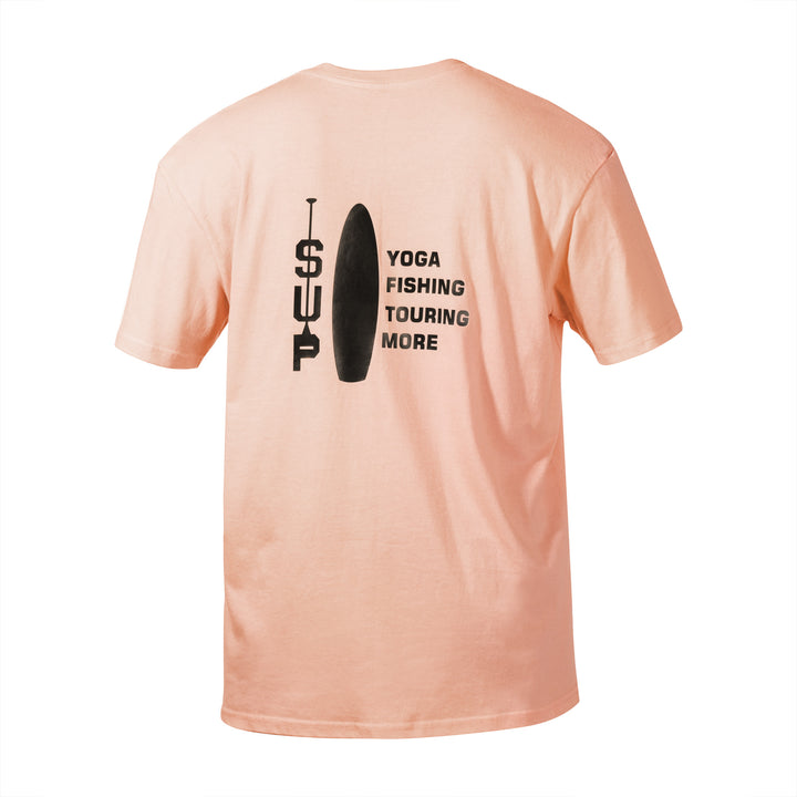 Short-Sleeve Unisex T-Shirt Salmon Back side