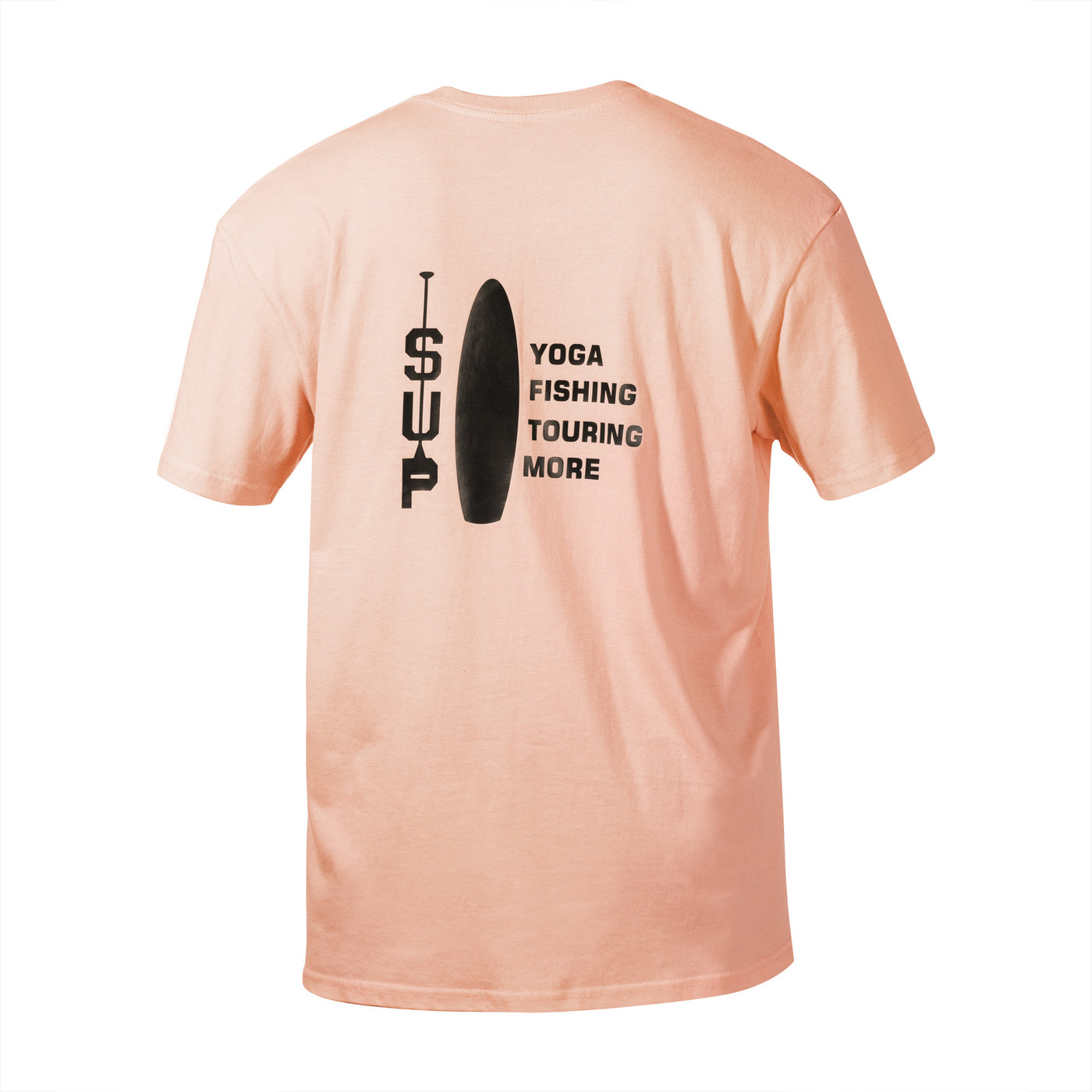 Short-Sleeve Unisex T-Shirt Salmon Back side