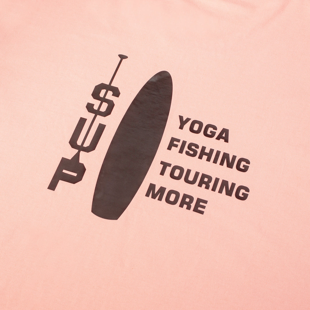 Classic crew neck t shirt in Salmon Color back side