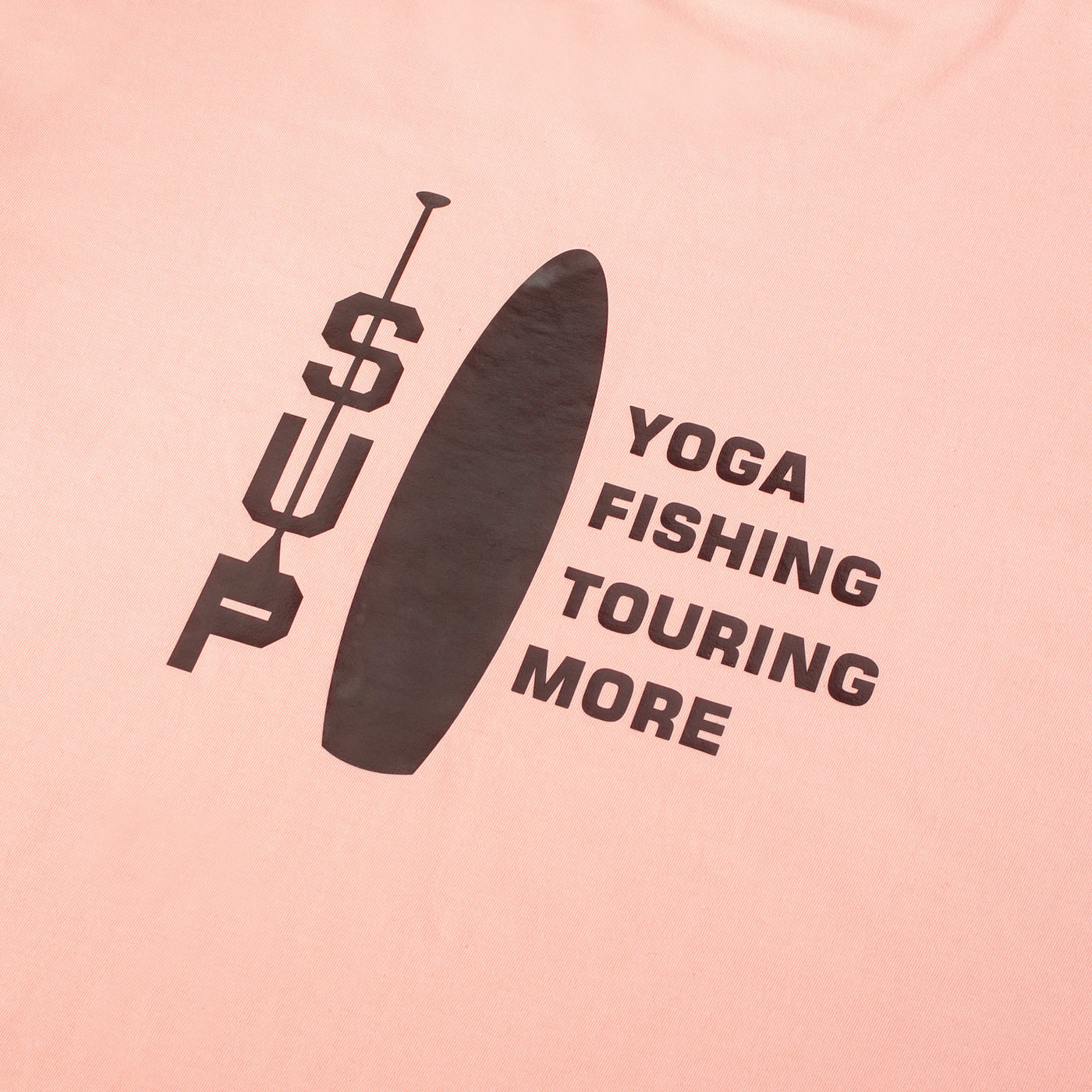 Classic crew neck t shirt in Salmon Color back side